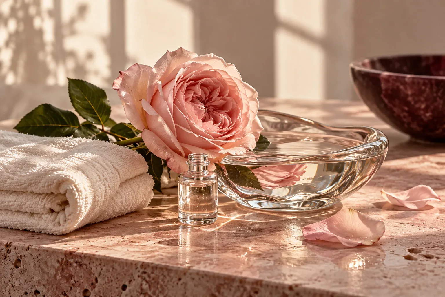 Illustrative beauty editorial for Metro Detroit Aesthetics